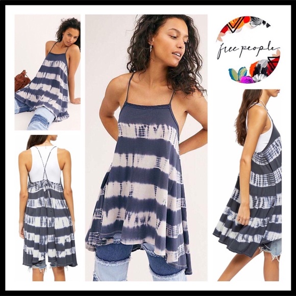 FREE PEOPLE BOHO FLOWY TUNIC TANK KNIT MINI A3C - Picture 3 of 16